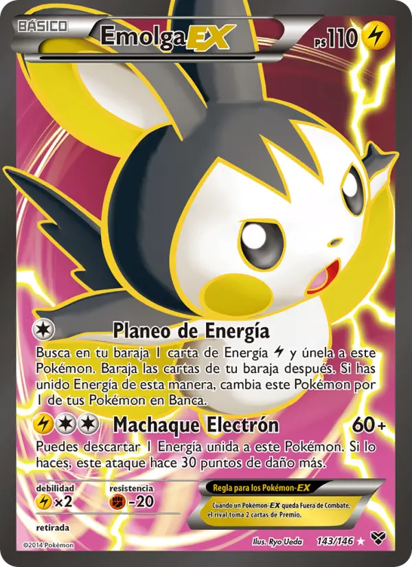 Emolga EX, XY No. 143