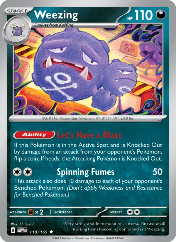 Weezing, 151 Nº 110