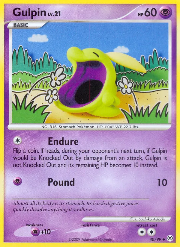Gulpin, Arceus No. 40