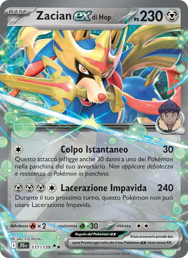 Zacian-ex di Hop, Avventure Insieme Nº 111