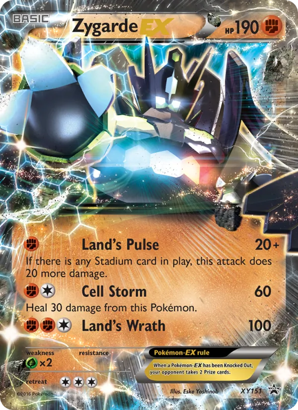 Zygarde EX, XY Black Star Promos No. XY151