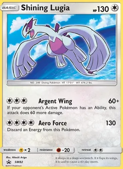 Shining Lugia, SM Black Star Promos Nº SM82 Normal