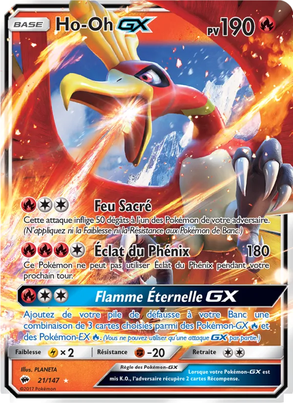 Ho-Oh GX, Ombres Ardentes No. 21