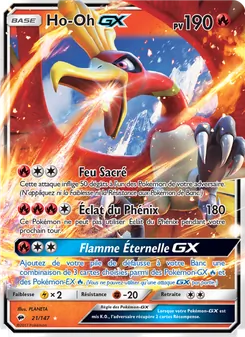 Ho-Oh GX, Ombres Ardentes No. 21 Holo