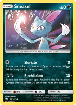 Sneasel, Tempesta Astrale Nº 86 Normal