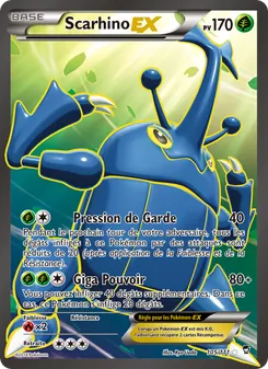 Scarhino EX, Poings Furieux Nº 105 Normal