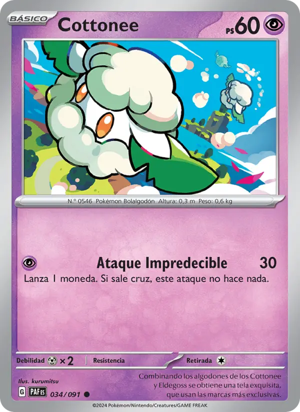 Cottonee, Destinos de Paldea No. 034