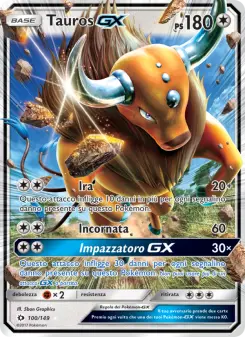 Tauros GX, Sole e Luna No. 100 Normal