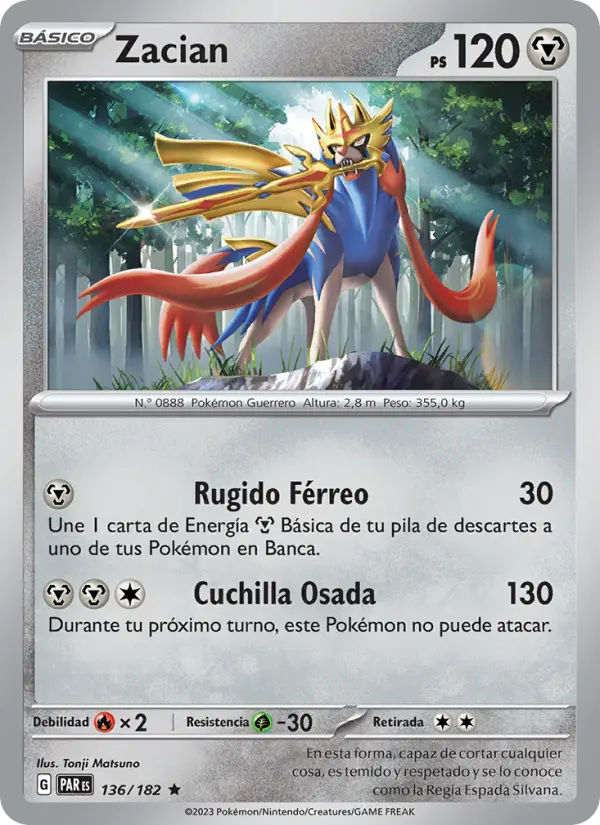 Zacian, Brecha Paradójica No. 136