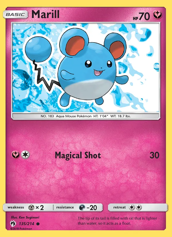 Marill, Lost Thunder No. 135