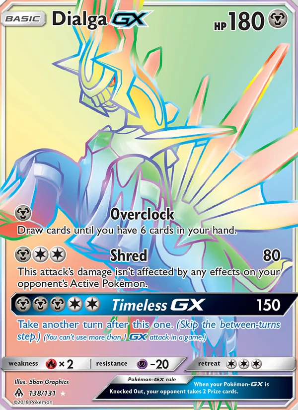 Dialga GX, Forbidden Light Nº 138