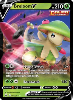 Breloom V, Colpo Fusione No. 6 Holo