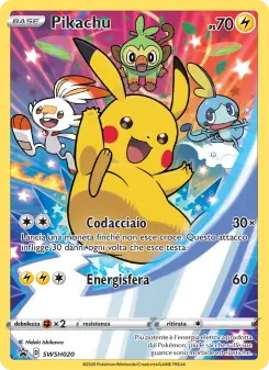 Pikachu, SPSC Promo No. SWSH020 Holo