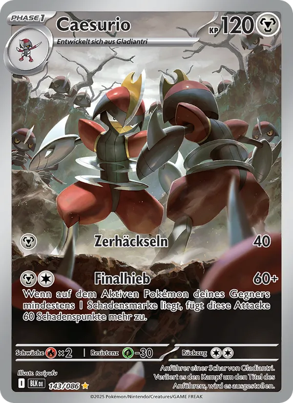 Caesurio, Schwarze Blitze Nº 143