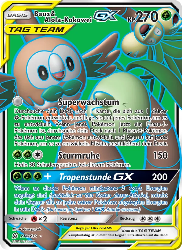 Bauz & Alola-Kokowei GX, Bund der Gleichgesinnten Nº 214