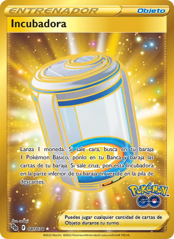 Incubadora, Pokémon GO No. 087
