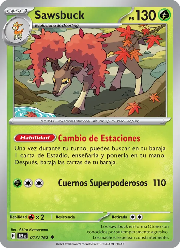 Sawsbuck, Fuerzas Temporales No. 017