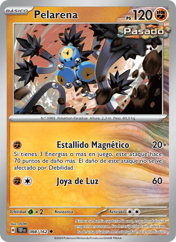 Pelarena, Fuerzas Temporales No. 098