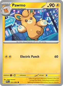 Pawmo, Phantasmal Flames No. 033 Normal