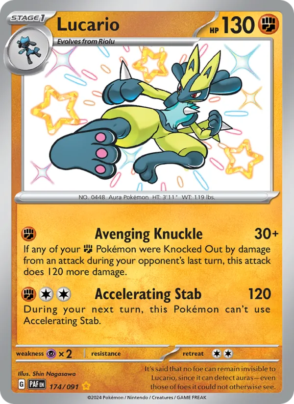 Lucario, Paldean Fates No. 174