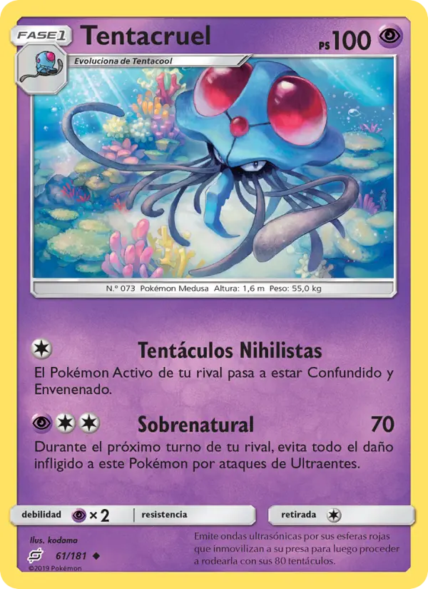 Tentacruel, Union de Aliados No. 61