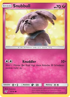 Snubbull, Meisterdetektiv Pikachu No. 15 Normal