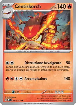 Centiskorch, Megaevoluzione No. 030 Normal
