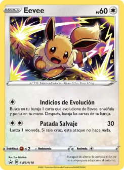 Eevee, Cartas de promoción ESES Nº SWSH118 Holo