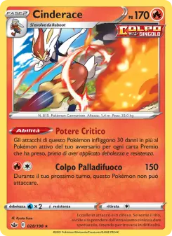 Cinderace, Regno Glaciale Nº 28 Holo