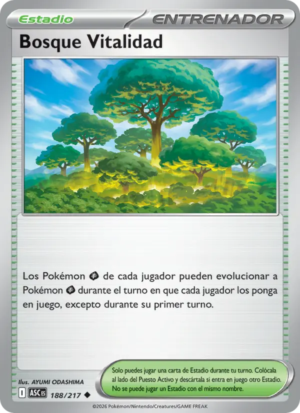 Bosque Vitalidad, Héroes Ascendentes Nº 188