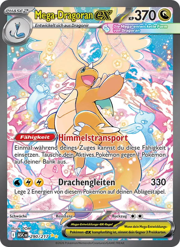 Mega-Dragoran-ex, Erhabene Helden No. 290