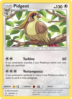 Pidgeot, Gioco di Squadra No. 124 Normal