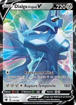 Dialga Originel V, Astres Radieux No. 113 Holo