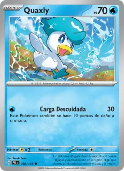 Quaxly, Evoluciones en Paldea No. 050 Normal