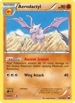 Aerodactyl, Dark Explorers No. 53 Normal