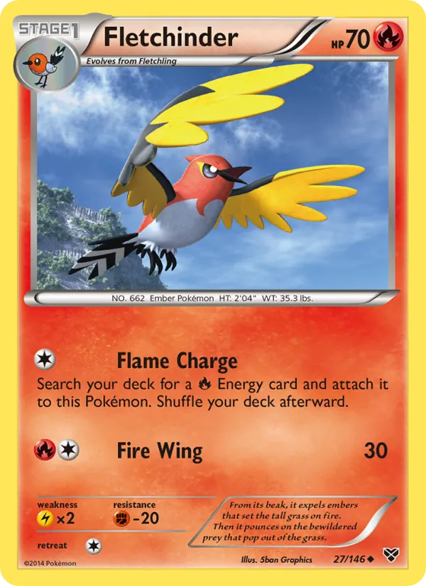 Fletchinder, XY Nº 27