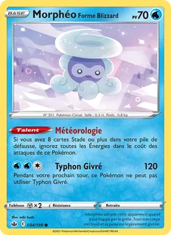 Morphéo Forme Blizzard, Règne de Glace No. 34 Normal