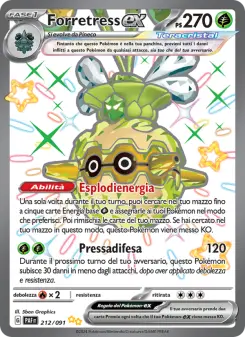 Forretress-ex, Destino di Paldea Nº 212 Holo