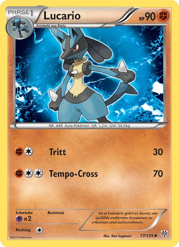 Lucario, Plasma-Sturm No. 77