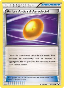 Ambra Antica di Aerodactyl, Esploratori delle Tenebre Nº 97 Normal