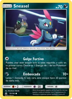 Sneasel, Ultraprisma Nº 73 Normal