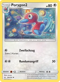 Porygon2, Kräfte im Einklang No. 156 Normal