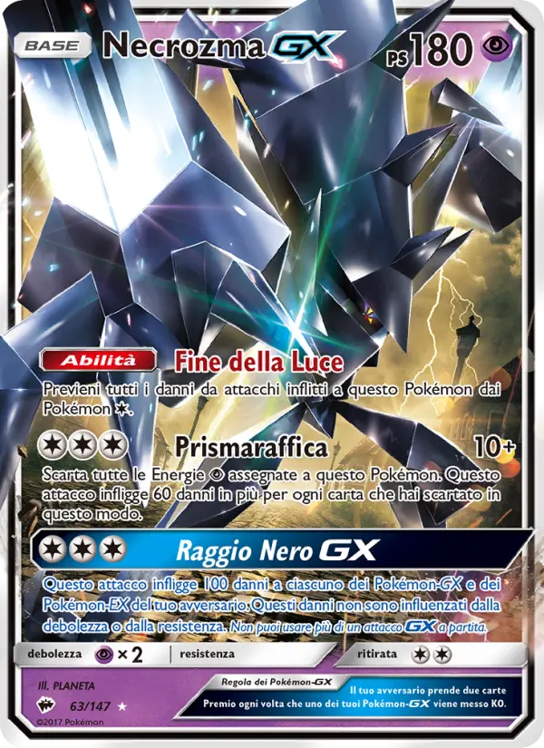Necrozma GX, Ombre Infuocate No. 63