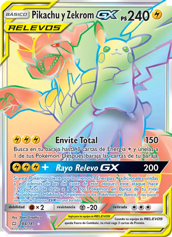Pikachu y Zekrom GX, Union de Aliados No. 184