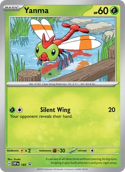 Yanma, SVP Black Star Promos No. 185 Holo