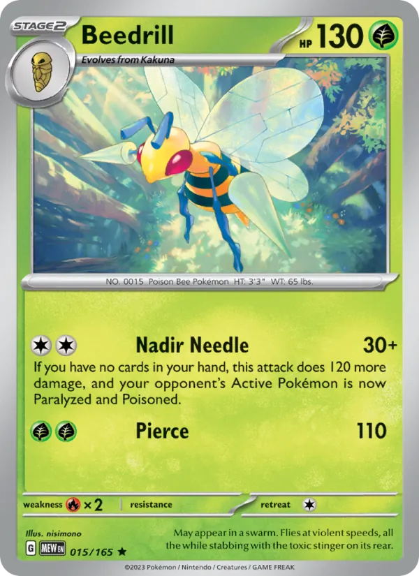 Beedrill, 151 No. 015