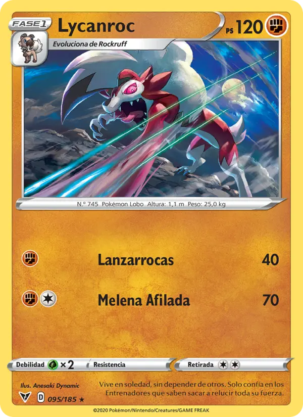 Lycanroc, Voltaje Vívido Nº 95