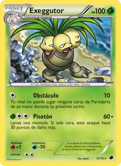 Exeggutor, Glaciación Plasma No. 5 Normal