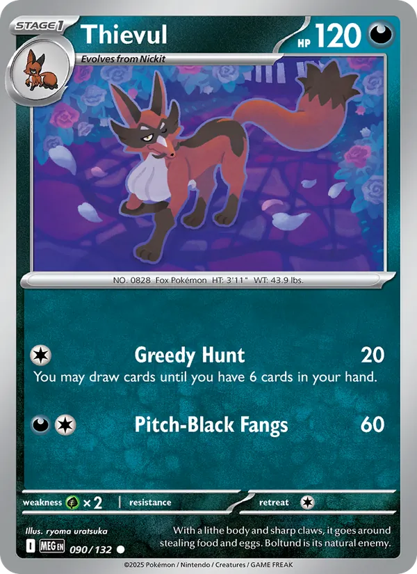 Thievul, Mega Evolution Nº 090