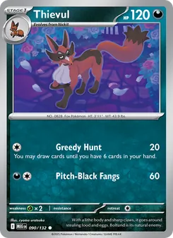 Thievul, Mega Evolution No. 090 Normal